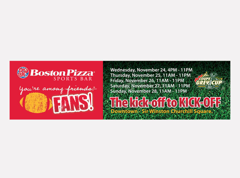 Boston Pizza - Banner Ad