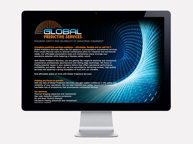Global Predictive Services - Website Graphics