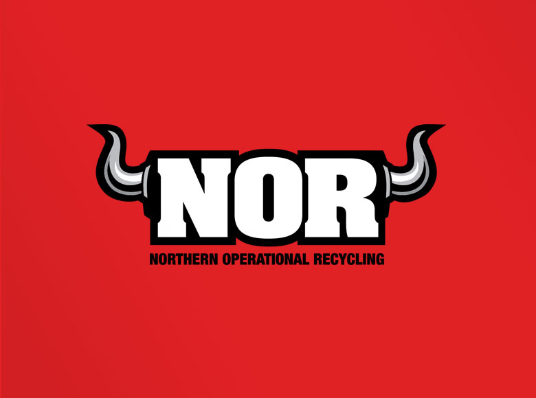 NOR Disposal Bins Logo Design